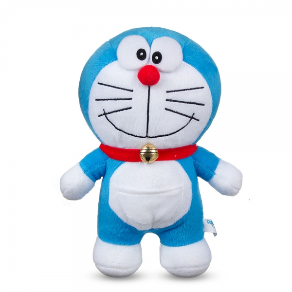 PELUCHE DORAEMON SONRISA BOCA CERRADA 25CM